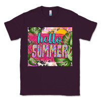 Plum hello summer with cowhide Classic Tee - TumblerDesignByShophia
