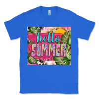 True Royal hello summer with cowhide Classic Tee - TumblerDesignByShophia