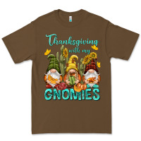 Cacao Thanksgiving With My Gnomes Premium Tee - NancyCooperArtShop