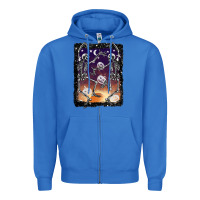 True Royal halloween dancing skeletons stars Zipper Hoodie - BarkalooDesign