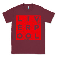 Burgundy Cool Retro Grunge Vintage look Liverpool shirt gift , best gift, costu Classic Tee - maiPhamDesign