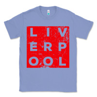 Colony Blue Cool Retro Grunge Vintage look Liverpool shirt gift , best gift, costu Classic Tee - maiPhamDesign