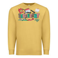 Antique Gold secretary Premium Sweatshirt - AdoDesignShop