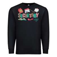Black secretary Premium Sweatshirt - AdoDesignShop