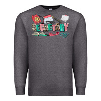 Charcoal Heather secretary Premium Sweatshirt - AdoDesignShop