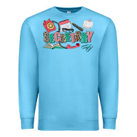 Ocean Blue secretary Premium Sweatshirt - AdoDesignShop