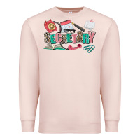 Pale Pink secretary Premium Sweatshirt - AdoDesignShop