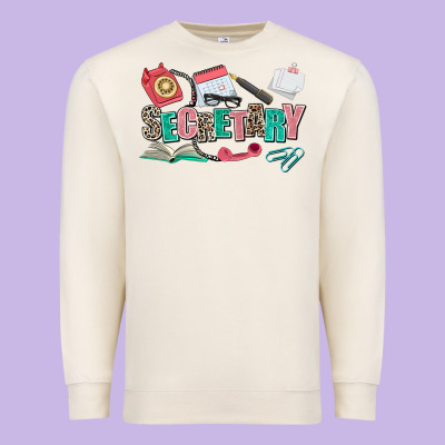 Secretary Premium Sweatshirt Designed By Adodesignshop