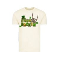 Vintage Arctic Sham rockin skeleton hand St. Patrick's Vintage Tee - CowGirlArtShop