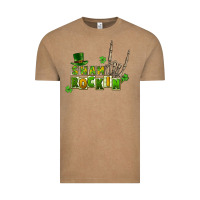 Vintage Coffee Sham rockin skeleton hand St. Patrick's Vintage Tee - CowGirlArtShop