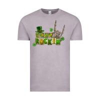 Vintage Zinc Sham rockin skeleton hand St. Patrick's Vintage Tee - CowGirlArtShop