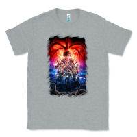 Heather Grey Things Eleven Days Stranger Classic Tee - maiPhamDesign