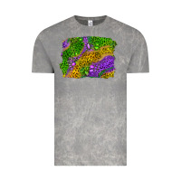 Cloud Rock mardi gras leopard gemstone background Vintage Tee - RanaPortraitStore