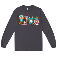 Smoke Dentist Coffee Cups Long Sleeve Tee - FaDigitalArtStudio