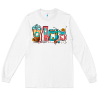 White Dentist Coffee Cups Long Sleeve Tee - FaDigitalArtStudio