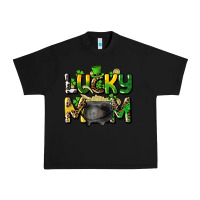 Black lucky mom St. Patrick's Urban Heavy Tee - HowdyJamesFarm