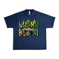 Navy lucky mom St. Patrick's Urban Heavy Tee - HowdyJamesFarm