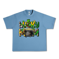 Pebble Blue lucky mom St. Patrick's Urban Heavy Tee - HowdyJamesFarm