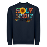 Navy holy spirit activate Heavyweight Sweatshirt - Artiststas