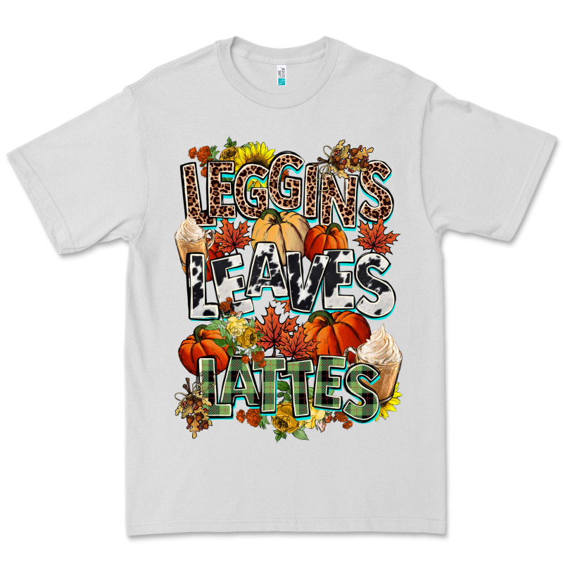 Leaves Lattes Fall Pumpkin Premium Tee by NancyCooperArtShop | Teevron