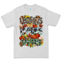 Dove Grey Leaves lattes Fall pumpkin Premium Tee - NancyCooperArtShop