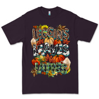 Plum Leaves lattes Fall pumpkin Premium Tee - NancyCooperArtShop