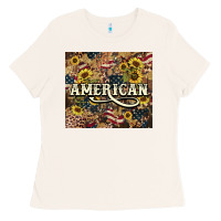 Bone American tumbler 4th of july Ladies Tee - HowdyJamesFarm