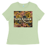 Matcha American tumbler 4th of july Ladies Tee - HowdyJamesFarm