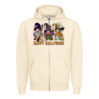 Sandshell happy halloween  gnomies Zipper Hoodie - BarkalooDesign
