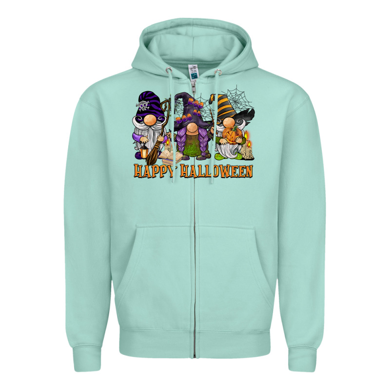 Happy Halloween  Gnomies Zipper Hoodie by BarkalooDesign | Teevron