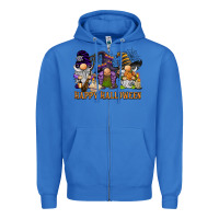 True Royal happy halloween  gnomies Zipper Hoodie - BarkalooDesign
