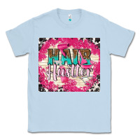 Dusty Blue hair hustler with elements Classic Tee - TumblerDesignByShophia