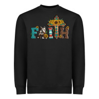 Black faith Heavyweight Sweatshirt - Artiststas
