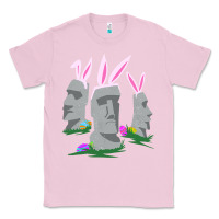 Bubblegum Pink easter island moai figures  cute travelers funny gift Classic Tee - maiPhamDesign