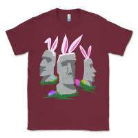 Burgundy easter island moai figures  cute travelers funny gift Classic Tee - maiPhamDesign