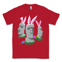 Red easter island moai figures  cute travelers funny gift Classic Tee - maiPhamDesign