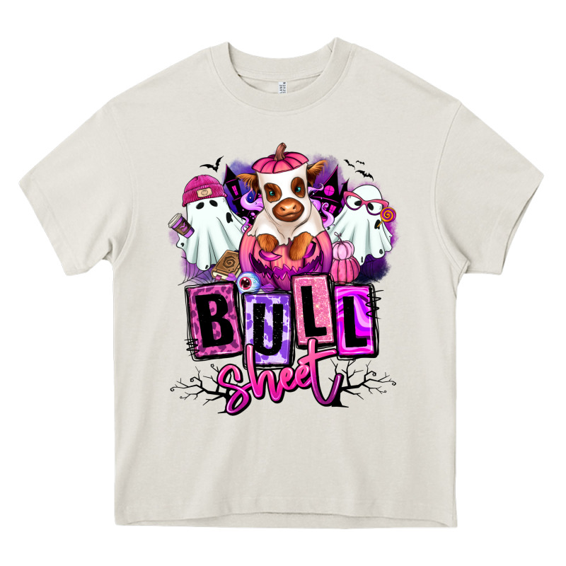 Bull Sheet Halloween Ghost Heifer Heavy Core Tee by RanaPortraitStore | Teevron