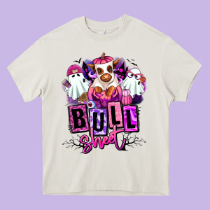 Bull Sheet Halloween Ghost Heifer Heavy Core Tee Designed By Ranaportraitstore