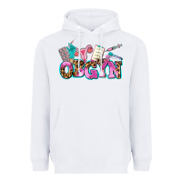 White obgyn Heavyweight Hoodie - AdoDesignShop