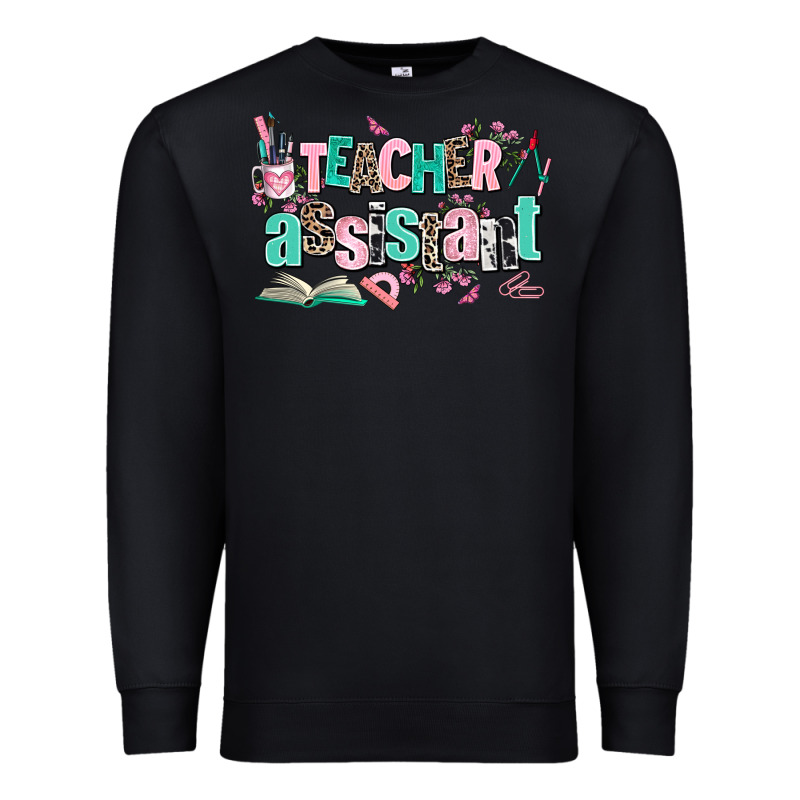 Teacher Assistant Premium Sweatshirt by AdoDesignShop | Teevron