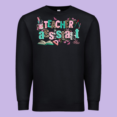 Teacher Assistant Premium Sweatshirt Designed By Adodesignshop