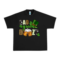 Black Bad green boozy St. Patrick's Day Urban Heavy Tee - CowGirlArtShop