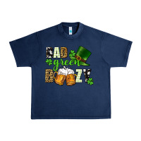 Navy Bad green boozy St. Patrick's Day Urban Heavy Tee - CowGirlArtShop