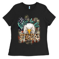 Black Born to be free 4th of july Ladies Tee - HowdyJamesFarm