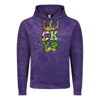 Cloud Purple St. Patrick's Western lucky Vintage Hoodie - OliviaCreatesArt