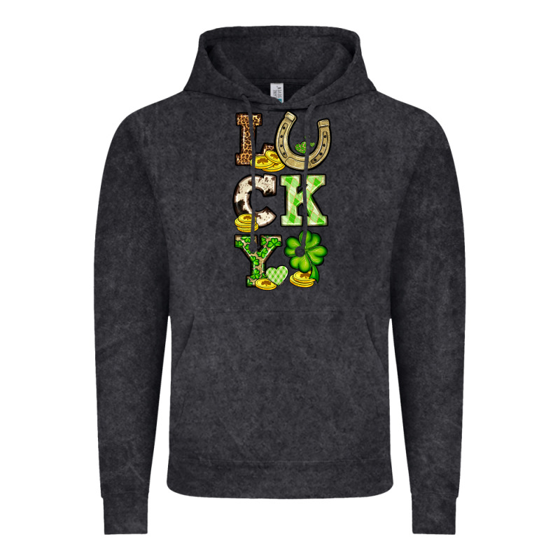 St. Patrick's Western Lucky Vintage Hoodie by OliviaCreatesArt | Teevron