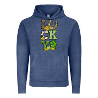 Vintage Denim St. Patrick's Western lucky Vintage Hoodie - OliviaCreatesArt