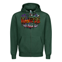 Sports Green halloween nurse life Zipper Hoodie - BarkalooDesign
