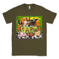 Army Green farm life with animals Classic Tee - TumblerDesignByShophia