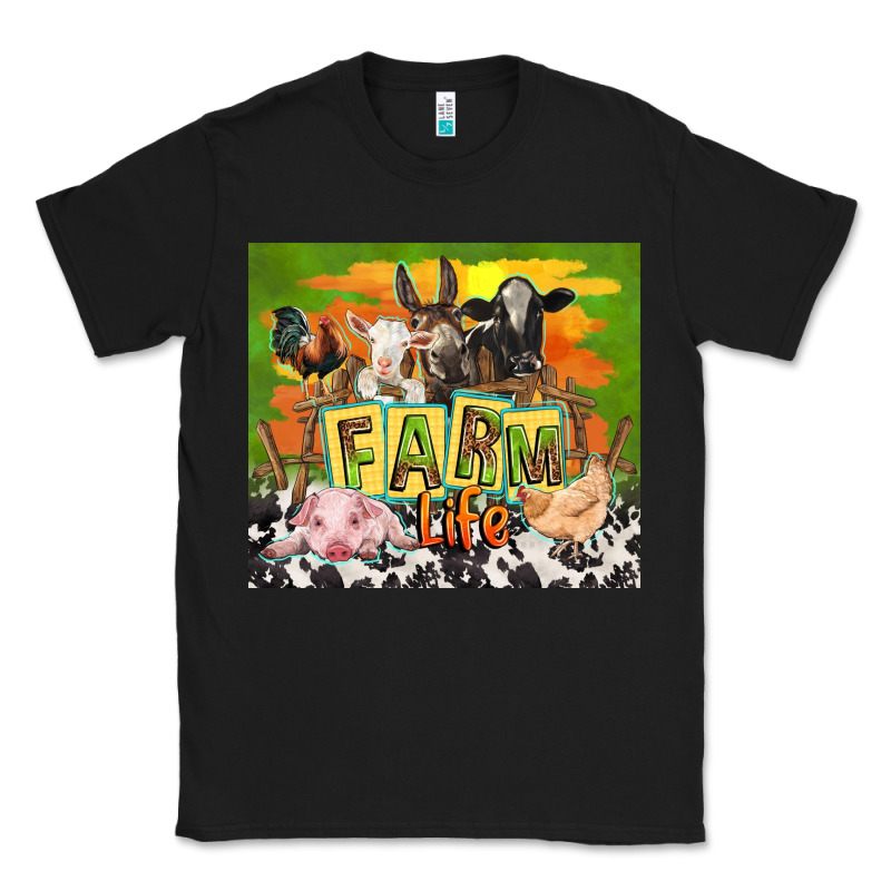 Farm Life With Animals Classic Tee by TumblerDesignByShophia | Teevron